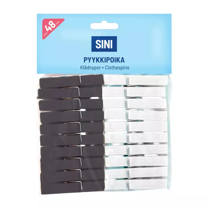 Sini Pyykkipoika 48kpl paketti - Pyykkipojat - 6423800015366 - 1