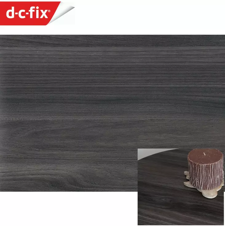 SISUSTUSKALVO D-C-Fix 346-8137 67,5x200cm Sangallo lava kontaktimuovi - Sisustuskalvot - 4007386311726 - 1