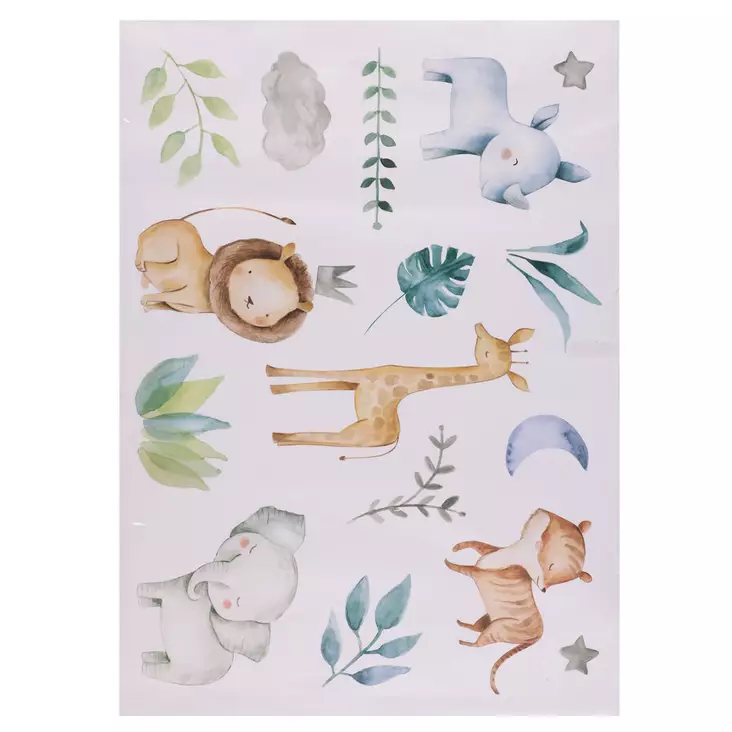 Sisustustarra villieläimet 50 x 70 cm - Sisustuskalvot - 6410416469126 - 1