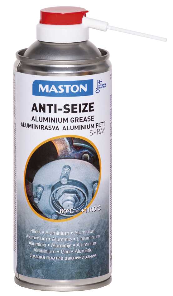 SPRAY ALUMIINIRASVA ANTI-SEIZE 400ML MASTON - Voiteluaineet ja vaseliinit - 6412490026936 - 1