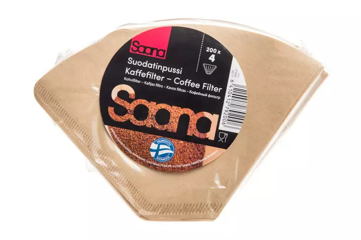 Suodatinpussi 1x4 / 200kpl Saana - Juhlakoristeet ja -tarvikkeet - 6410412792006 - 1