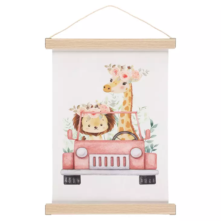 Taulu Kakemono vaaleanpunainen Automatka - Taulut, julisteet ja kehykset - 6410416532516 - 1