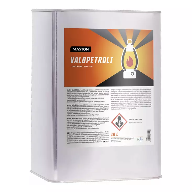 Valopetroli 10L Maston - Polttoaineet ja pienkonebensiinit - 6412490041106 - 1