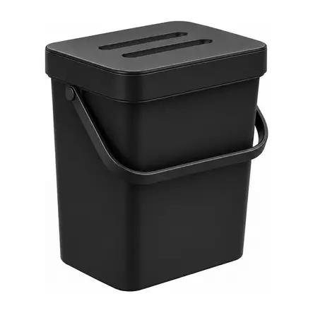 Bio/jäteastia kannella 3L musta - Biojäteastiat - 6438506030117 - 1