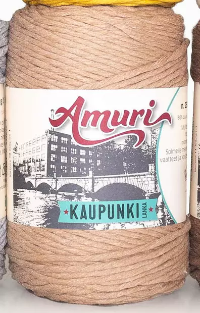 KAUPUNKILANKA AMURI MOPPILANKA 250g Amuri 10 Latte - Makrameelangat ja moppilangat - 6430063332277 - 1