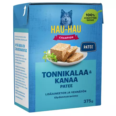 KOIRANRUOKA KANA-TONNIKALA PATÉ 375G - Koiranruoat ja herkut - 6430069582447 - 1
