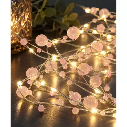 Led Pink Pesrl-koristevalosarja 20l pari - Valosarjat paristokäyttöiset - 6438159388337 - 1