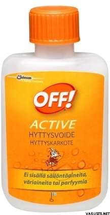 OFF ACTIVE HYTTYSVOIDE 37ML - Hyttysmyrkyt ja hyttyssavut - 6414400021437 - 1