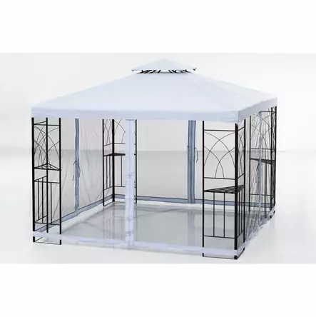 Paviljonki Barcelona teräs 3X3m 4Living - Paviljongit - 6410412173027 - 1