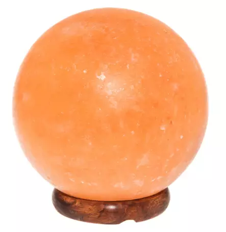 Pöytävalaisin suolakivi pallo 4Living - Pöytävalaisimet - 6410413238787 - 1