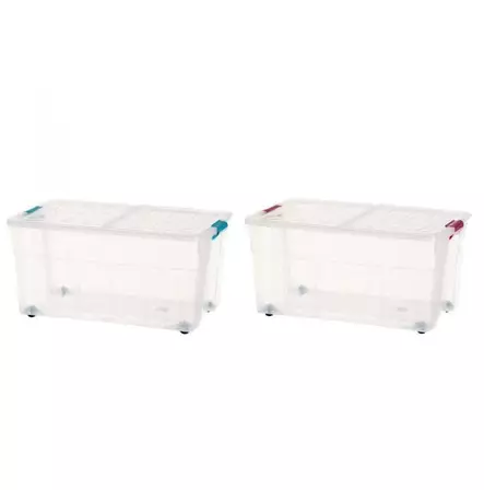 Muovinen s=C3=A4ilytyslaatikko taittuvalla kannella - Säilytyslaatikot ja muovilaatikot - 6410412530417 - 1