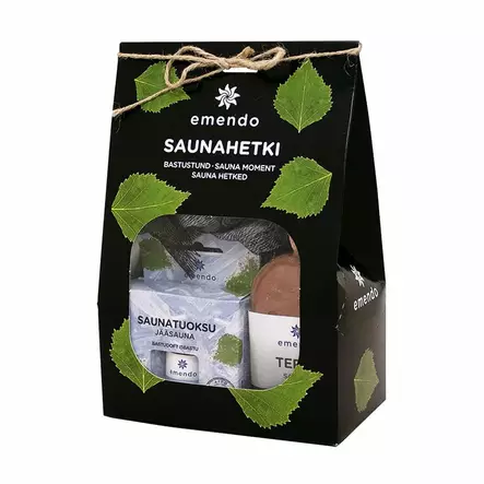 Jääsauna 10ml+tervanarusaippua+pesukukka - Saunahunajat ja saunapeseytyminen - 6417892043437 - 1