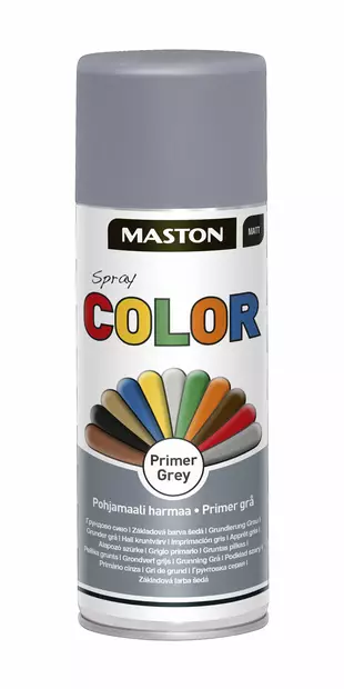 Spraymaali Color Pohjamaali harmaa 400ml - Spraymaalit - 6412491205187 - 1