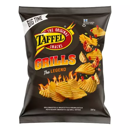 Taffel Grills 260g - Sipsit ja popcornit - 6410380041687 - 1