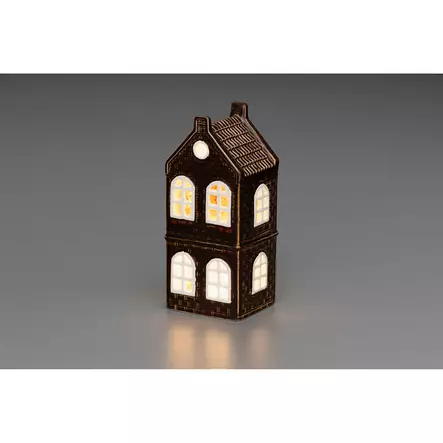 Talolyhty LED-valoilla Århus ruskea - Valohahmot ja valokoristeet - 6410416570587 - 2