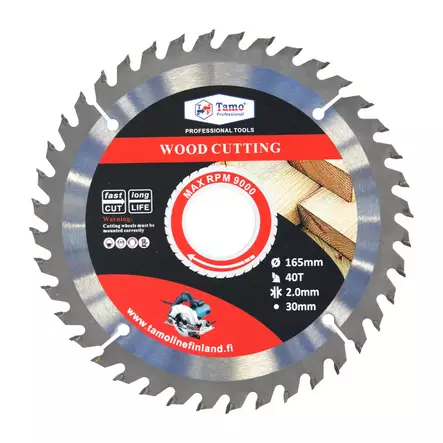 Pyörösahanterä Tamo 165x30mm 40T - Sirkkelinterät - 6420613765297 - 1