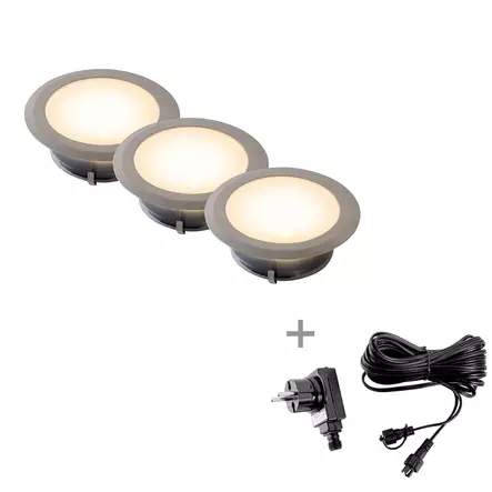 Terassivalosarja Airam Lucio Deck 3kpl - Ulkovalaisimet - 6435200304117 - 1