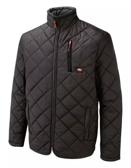 TIKATTU TAKKI Lee Cooper Musta - Miesten ulkovaatteet - 5050217238067 - 1