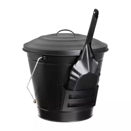 Tuhkaämpäri lapiolla 12,5L - Tulisijatarvikkeet - 6410416092027 - 1