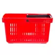 Ostoskori muovinen punainen - Sisustuskorit ja puulaatikot - 6410411811807 - 2