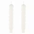 Antiikkikynttilä kupla 2 kpl valkoinen - Antiikkikynttilät ja kruunukynttilät - 6410416363967 - 1