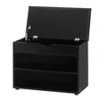 Eteispenkki Elis säilytyslaatikolla must - Kenkätelineet - 6410416388007 - 2