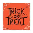 Halloween lautasliina 33x33cm Trick or - Halloween koristeet ja -tarvikkeet - 6410416374727 - 1