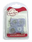 huonekalutassu 20x20mm 4kpl - Huopatassuja kalustesuojat - 6438417018297 - 1