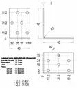 Ruostumaton kulmarauta - Naulauslevyt ja kulmalevyt - 4741280712547 - 2