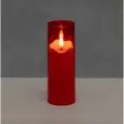 3D LED-pöytäkynttilä 15 cm punainen - LED-kynttilät - 6410416578927 - 1