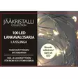 LED LANKAVALOSARJA 100LED LÄMMIN VALK. - Valosarjat paristokäyttöiset - 6438159117777 - 1