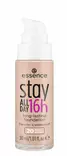 MEIKKIVOIDE essence stay ALL DAY 16h pitkäkestoinen meikkivoide 20 30ml - Meikkivoiteet ja peitevoiteet - 4059729308207 - 2