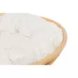 Papasan rottinkituoli 4Living pyöreä pehmusteella - Puutarhatuolit - 6410416059617 - 7