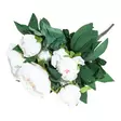 Pioni kimppu valkoinen 50cm - Tekokasvit ja muovikukat - 6410412182197 - 1