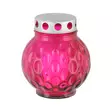 Puutarhalyhty lasia 16 cm purppura - Ulkolyhdyt - 6410413224377 - 1