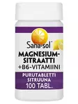 magnesium+B6 sanasol purutabletti - Ravintolisät ja vitamiinit - 5702071385547 - 1