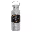 Termospullo Deal Diamon Glitter 500ml hopea - Termospullot, -mukit ja ruokatermokset - 6410416515687 - 2