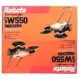 Työnnettävä lakaisukone SW550 Robota - Teollisuusimurit ja imuritarvikkeet - 6438212120027 - 7