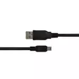USB-A / USB-B mini -kaapeli, USB 2.0, 1 m, musta - Oheislaitekaapelit ja adapterit - 7333048052957 - 2