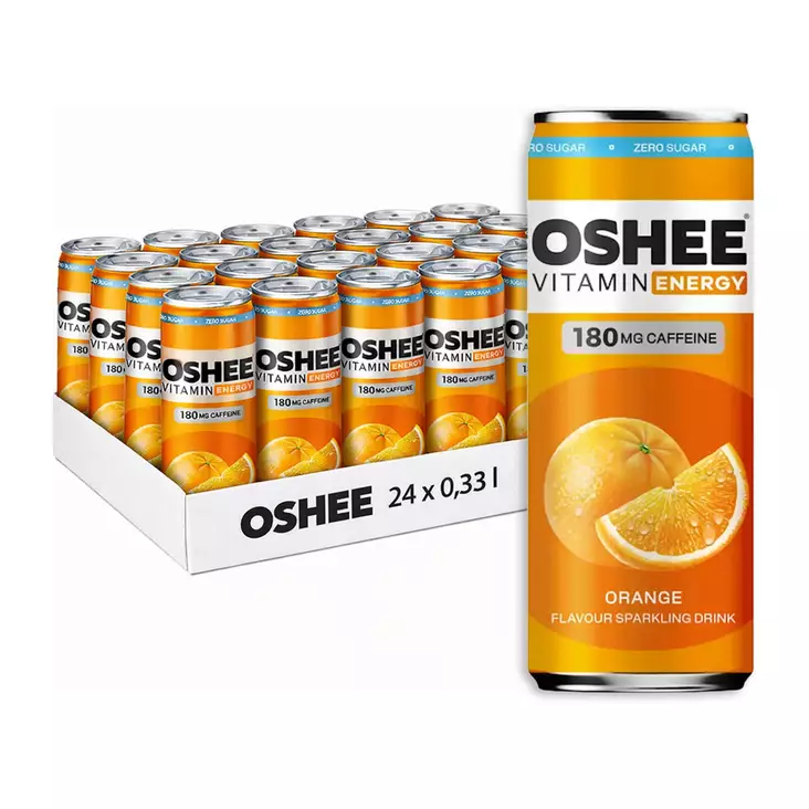 Oshee zero appelsiini 0,33L 24pl - Energiajuomat - 5905868422467 - 1
