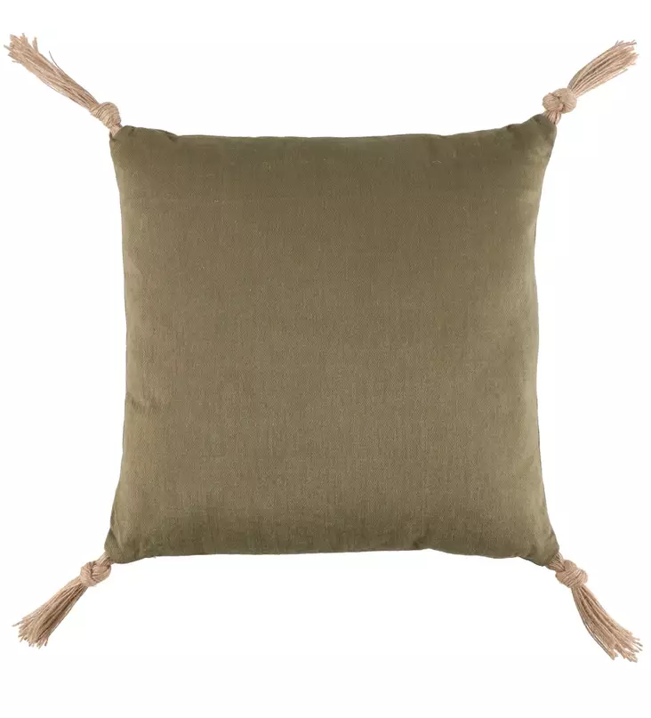 Koristetyyny puuvillamateriaalilla. - Sisustustyynyt ja tyynynpälliset - 6410416145587 - 1