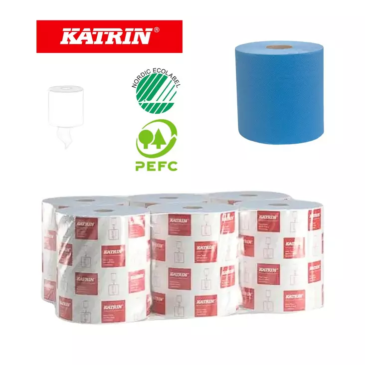 Vetopyyhe Katrin M 2krs sininen 6 kpl - Talouspaperit - 835817 - 1