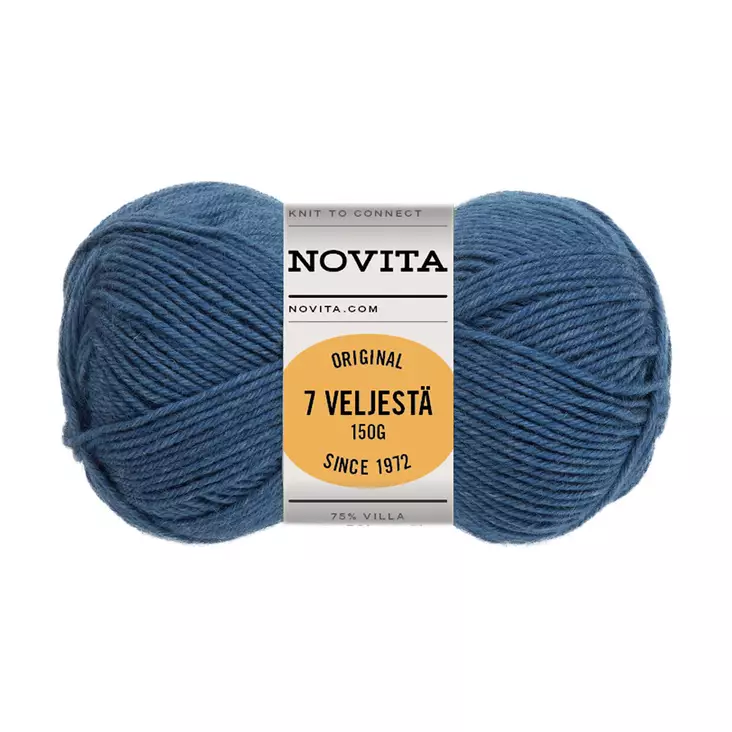 7- Veljestä 150g farkku - Sukkalangat - 6412618214047 - 1