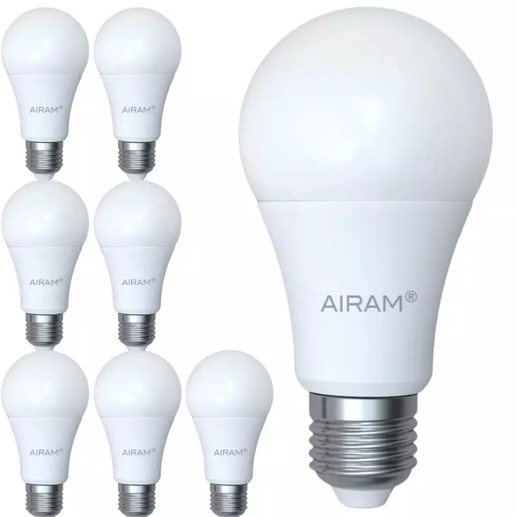 Älylamppu E27 A60 8kpl/pkt 827-865 1055lm Airam SmartHome - Lamput E27 kanta - 6435200293107 - 1