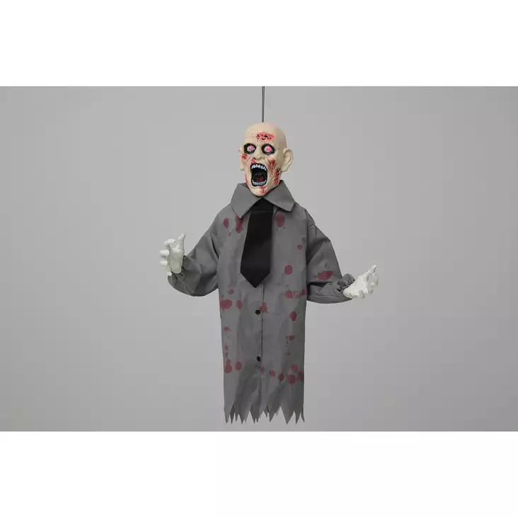Animoitu Half Body Zombie äänitoiminnoll - Halloween koristeet ja -tarvikkeet - 6410416595177 - 1