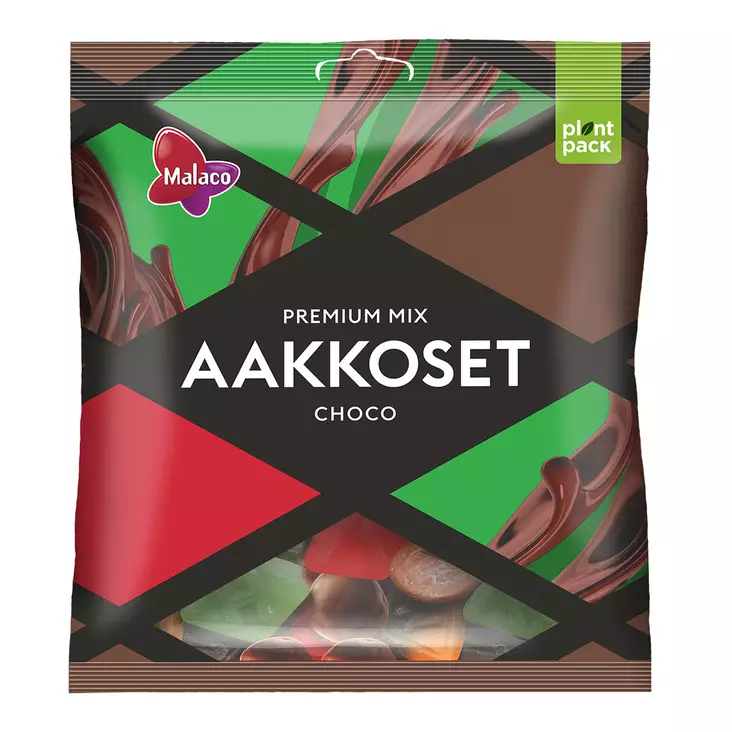 Malaco Aakkoset Choco karkkipussi 280g - Makeiset ja naposteltavat - 6420256016237 - 1