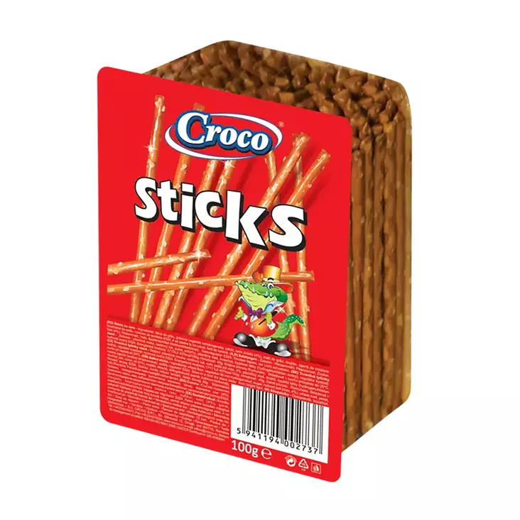 SUOLATIKUT 100G CROCO - Leivät, keksit ja leivonnaiset - 5941194002737 - 1