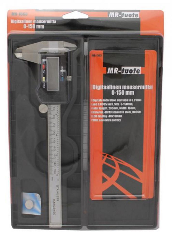 DIGITAALINEN MAUSERMITTA 0-150 MM - Mittaustyökalut ja merkintävälineet - 6430032153407 - 1