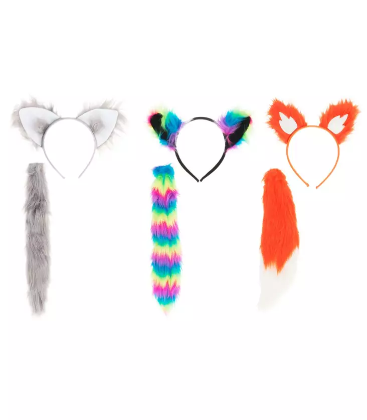 FESTI HIUSPANTA JA HÄNTÄ SETTI - Vappukoristeet ja -tarvikkeet - 6410413137837 - 1