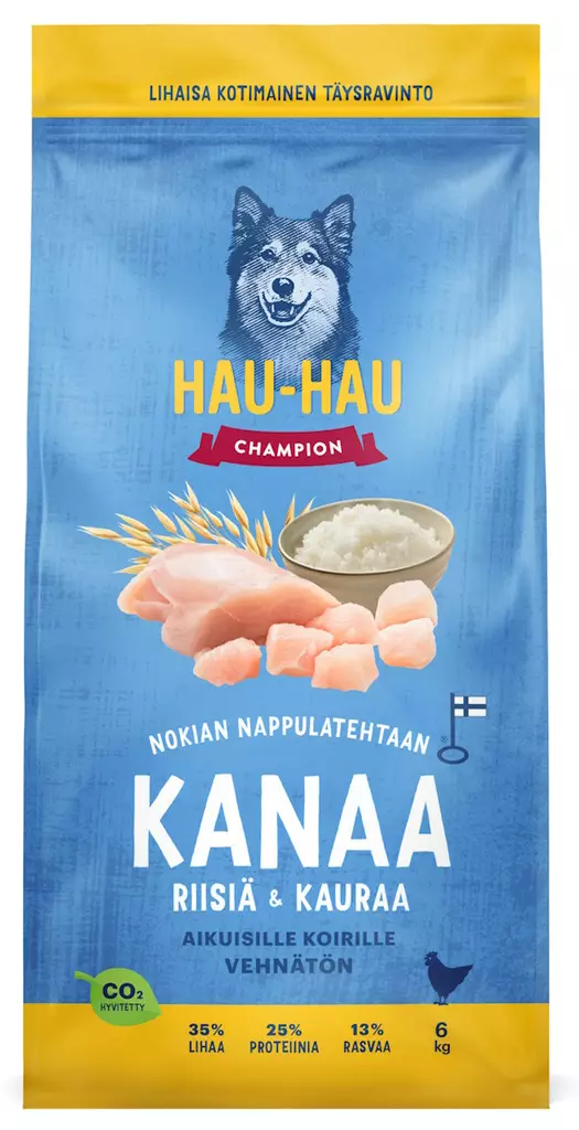 HHC Kanaa riisi=C3=A4 ja kauraa aikuisille koirille 6kg - Koiranruoat ja herkut - 6420140900017 - 2